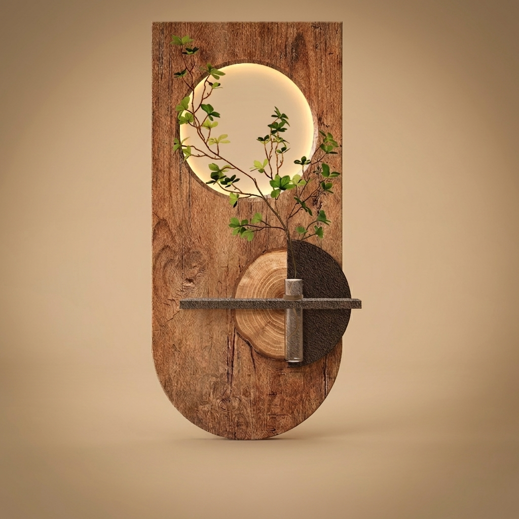 Thatch wall art, style b