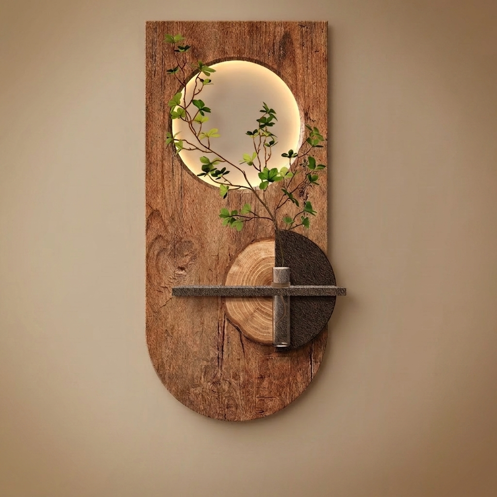 Thatch wall art, style d