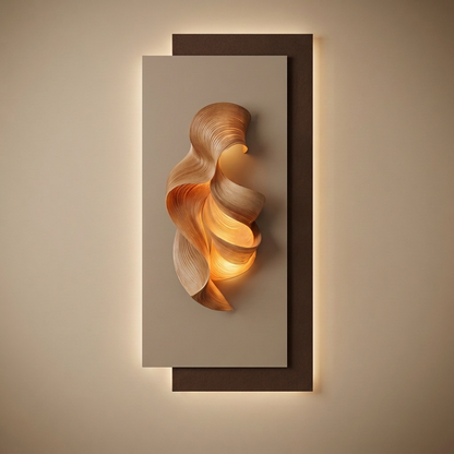 Dune backlit wall art panel, style b