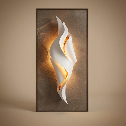 Finch backlit wall art panel, style c