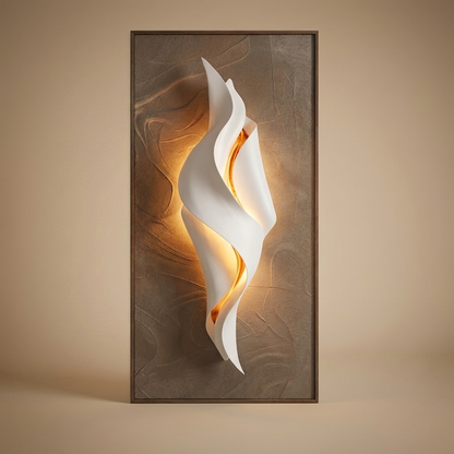 Finch backlit wall art panel, style e