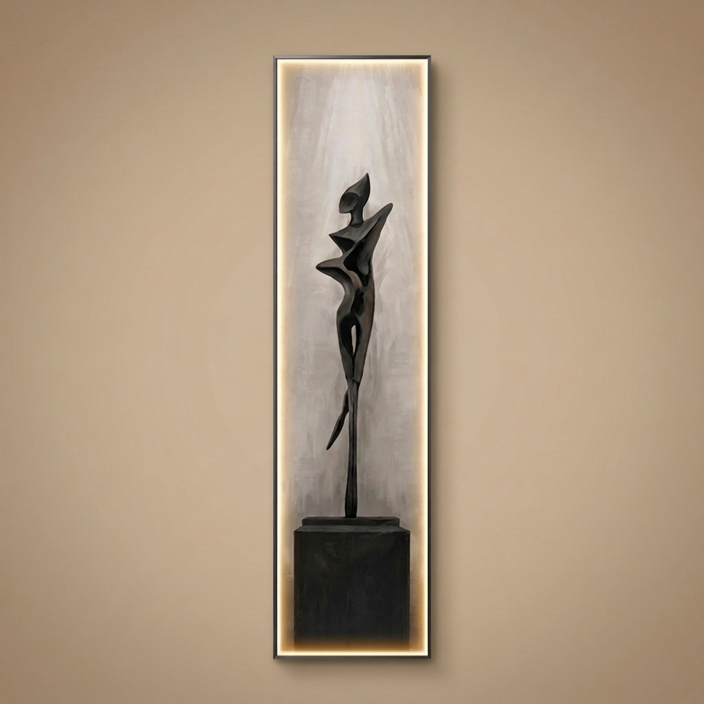 Drift backlit wall art panel, style b
