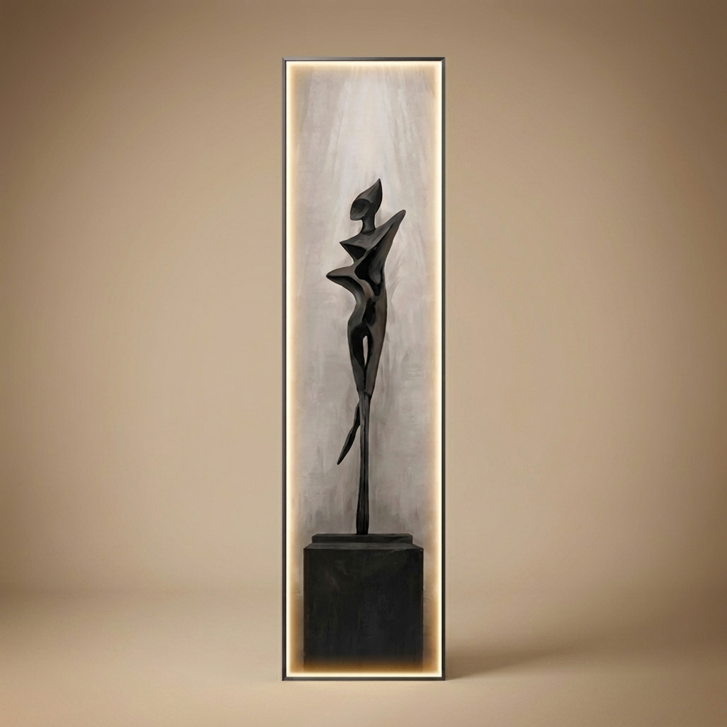 Drift backlit wall art panel, style e