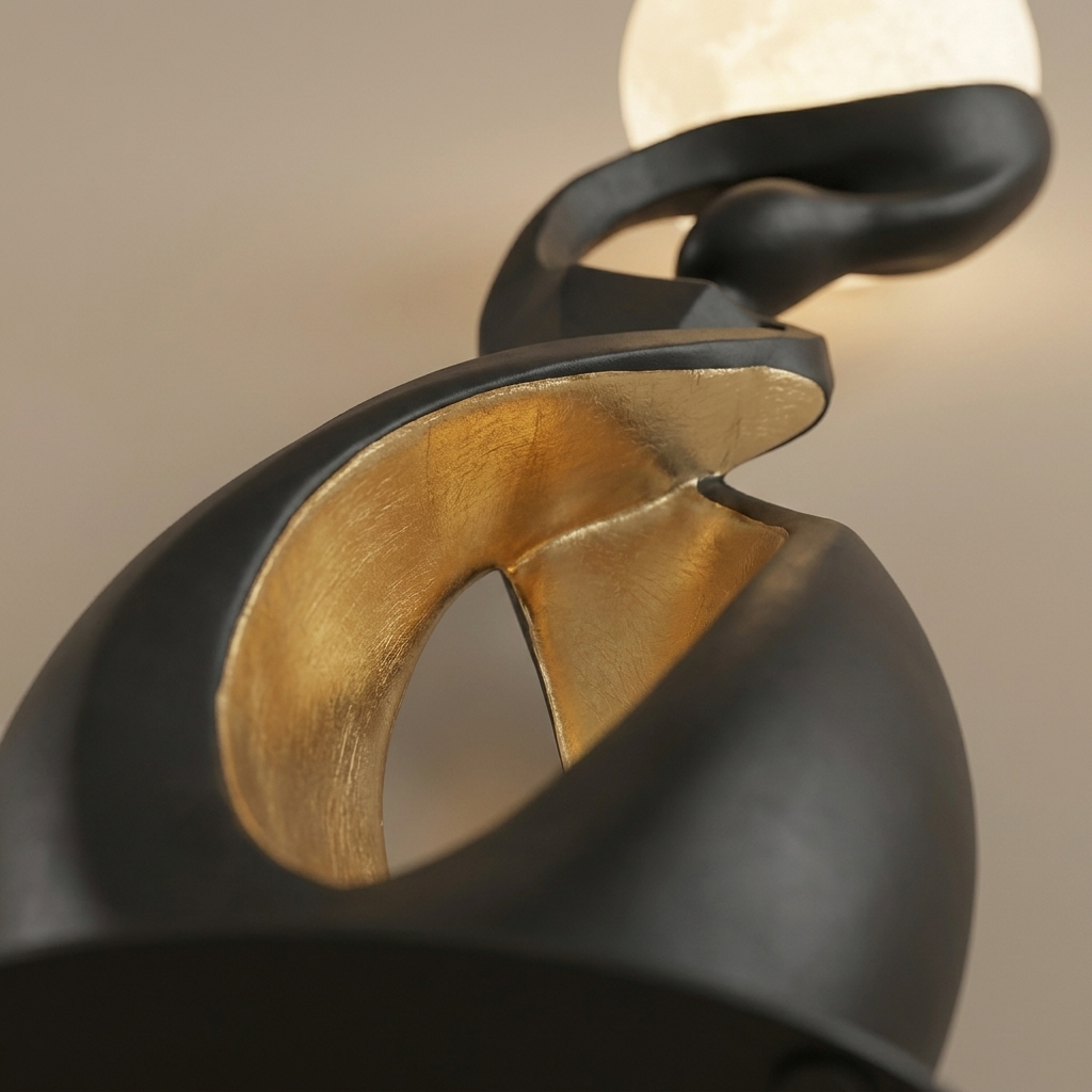 Lyric floor lamp, detail