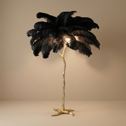 Plume floor lamp, khaki