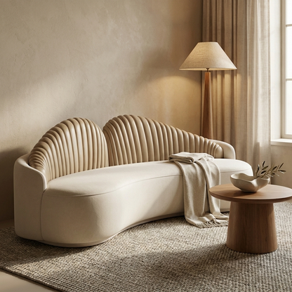 Cosima sofa styled in a reading corner