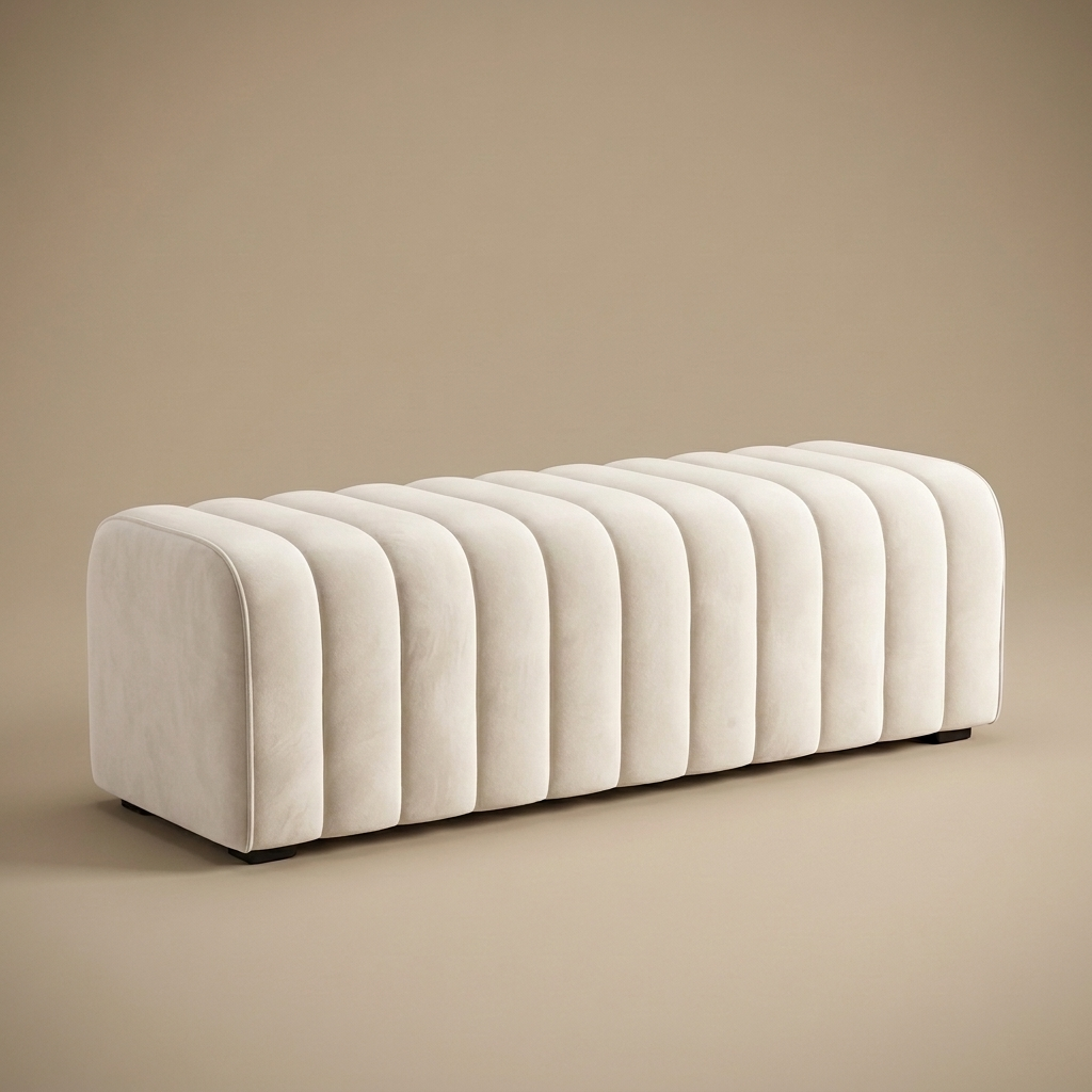 Repose bed bench, pink