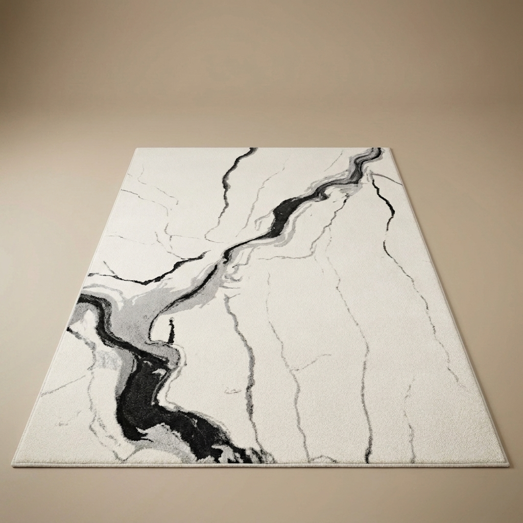 Kona rug, smoke marble