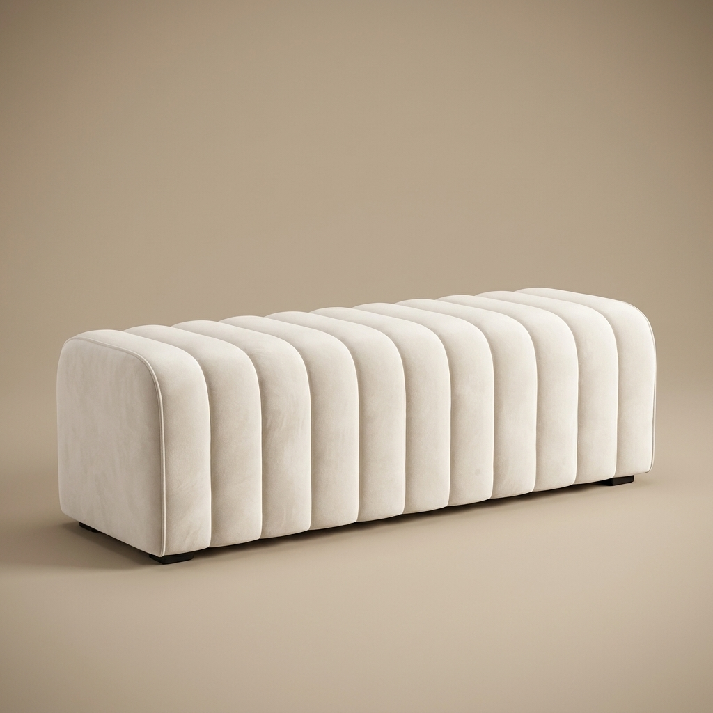 Repose bed bench, white