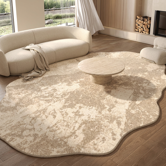 Reverie rug styled in a living room