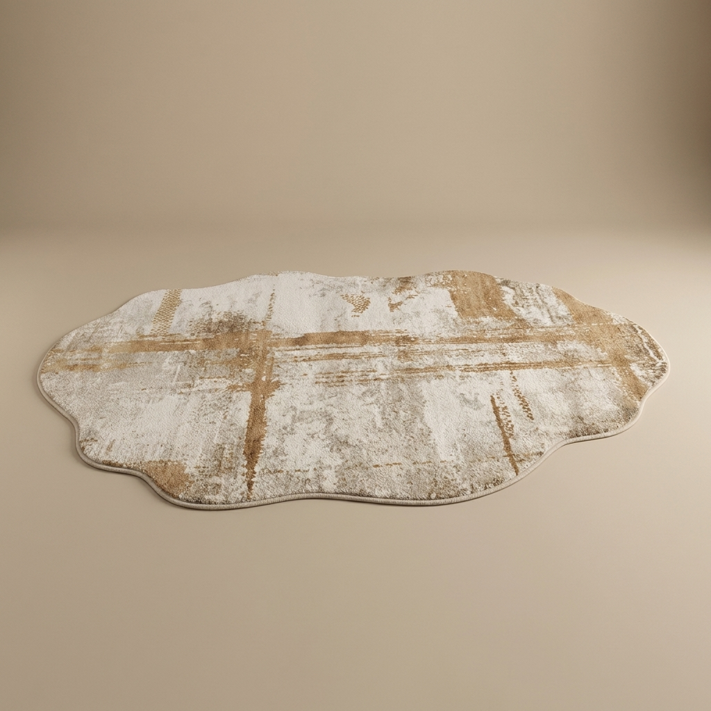 Reverie rug, ochre mist
