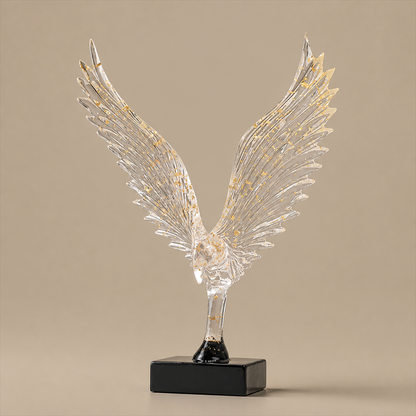 Riven sculpture, gold