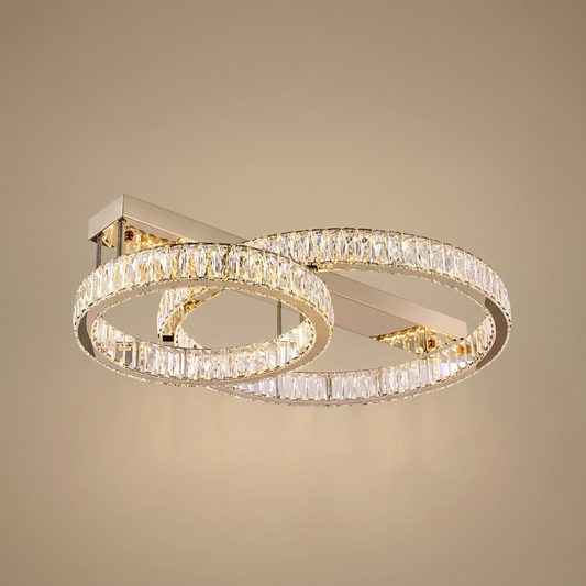 Selby flush ceiling light, circle medium