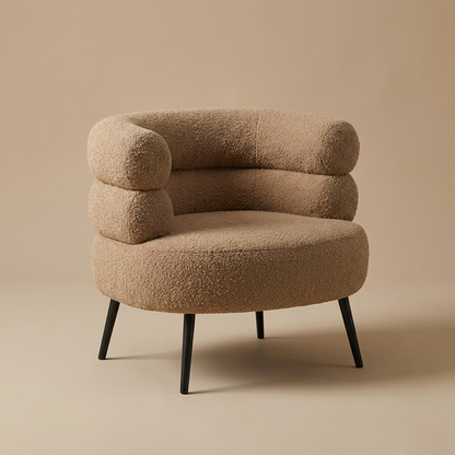 Seren vanity stool, taupe