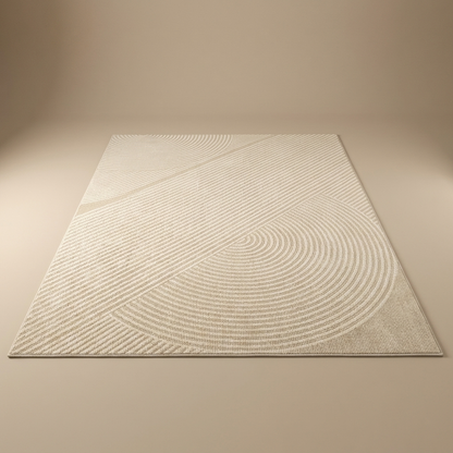 Serene Stripe Rug — Cream