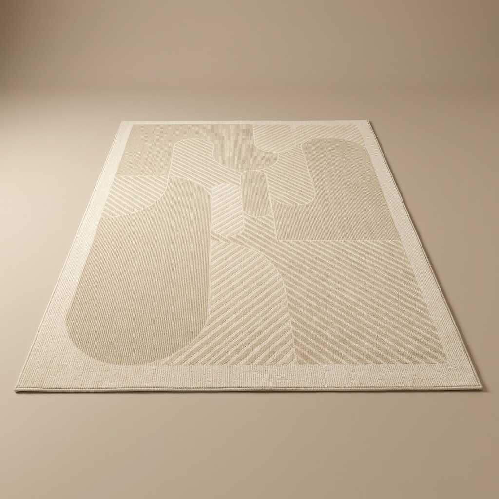 Serene Stripe Rug — Sand