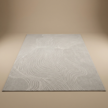 Serene Stripe Rug — Grey