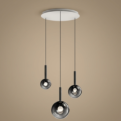 Soleil stair chandelier, 3 heads