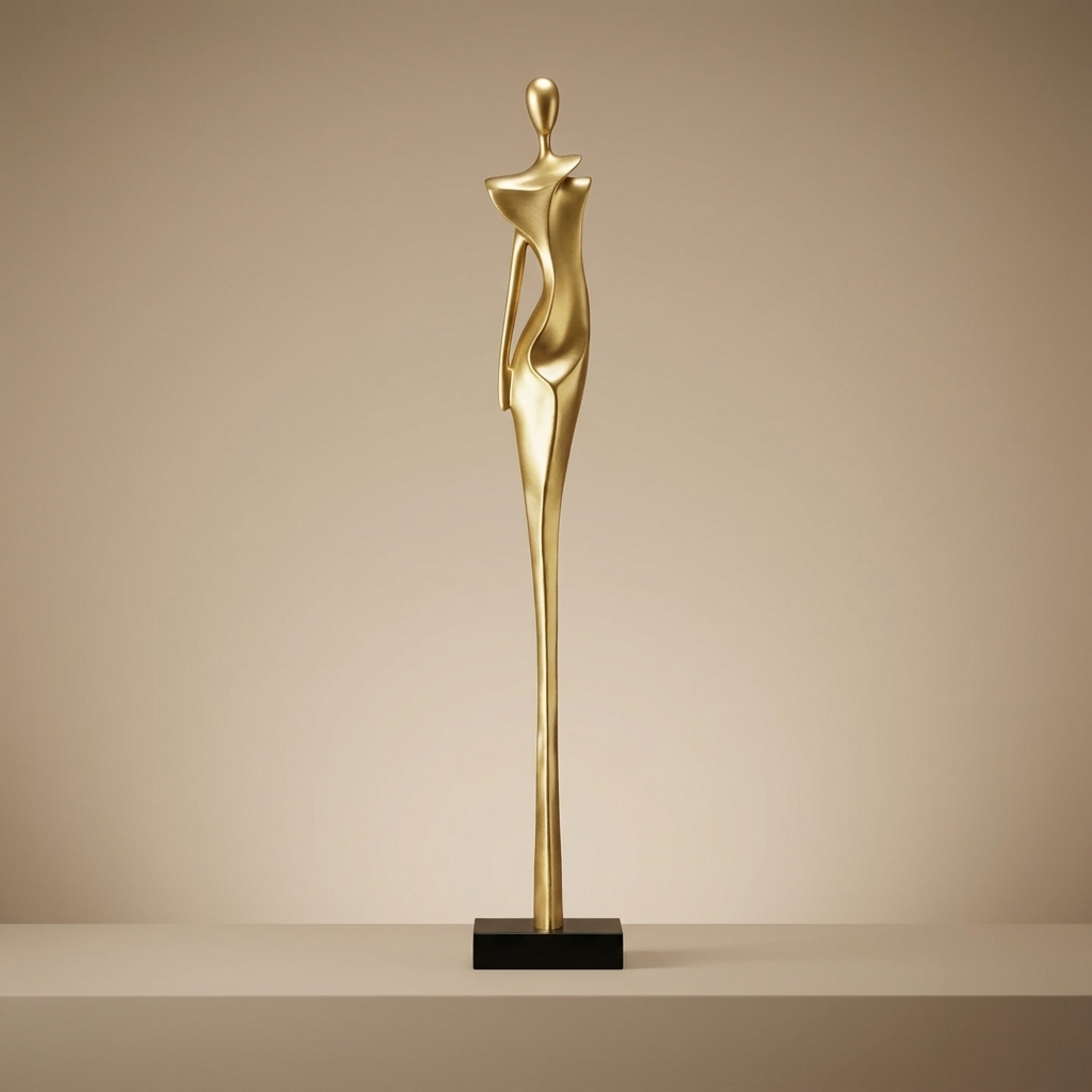 Spire sculpture, style a gold