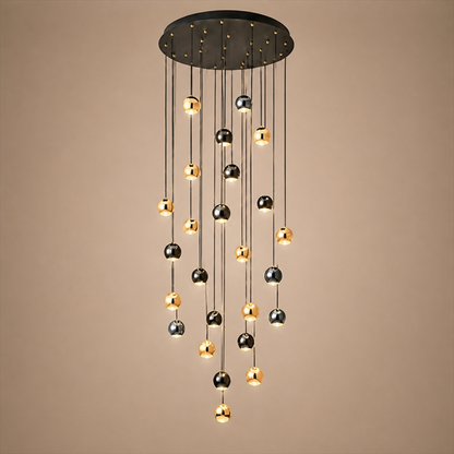 Stella cascade chandelier, 25 droplets