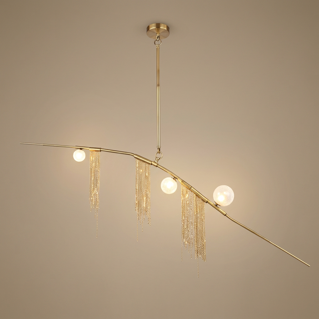 Talia chandelier, 3 orbs