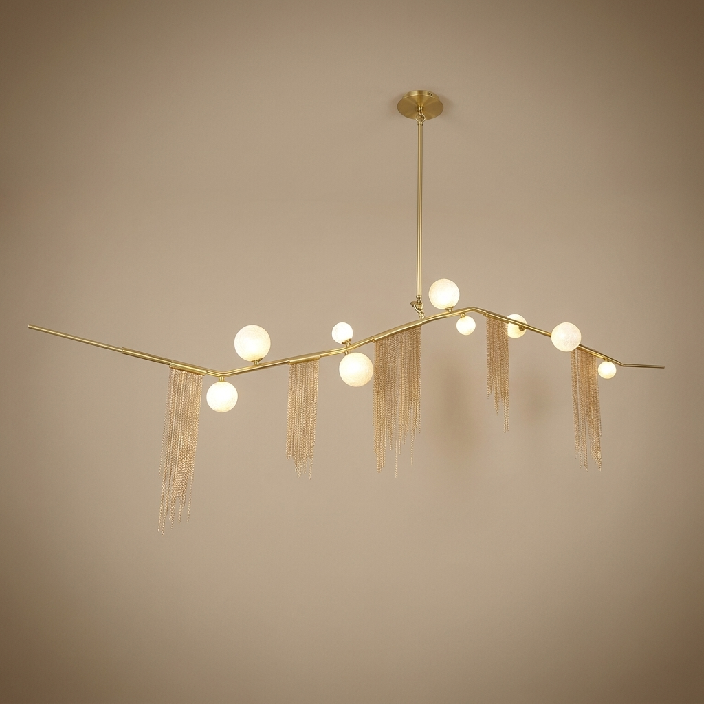 Talia chandelier, 9 orbs