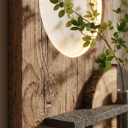 Thatch wall art, detail