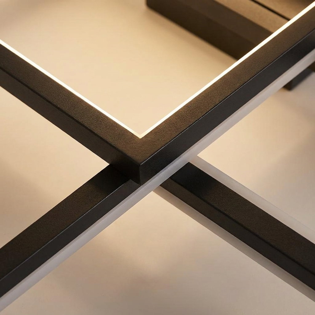 Theron flush ceiling light, detail