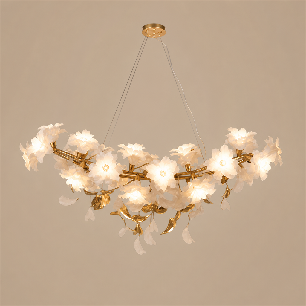 Verdana Crystal Chandelier — Linear
