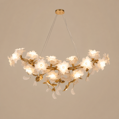Verdana Crystal Chandelier — Linear