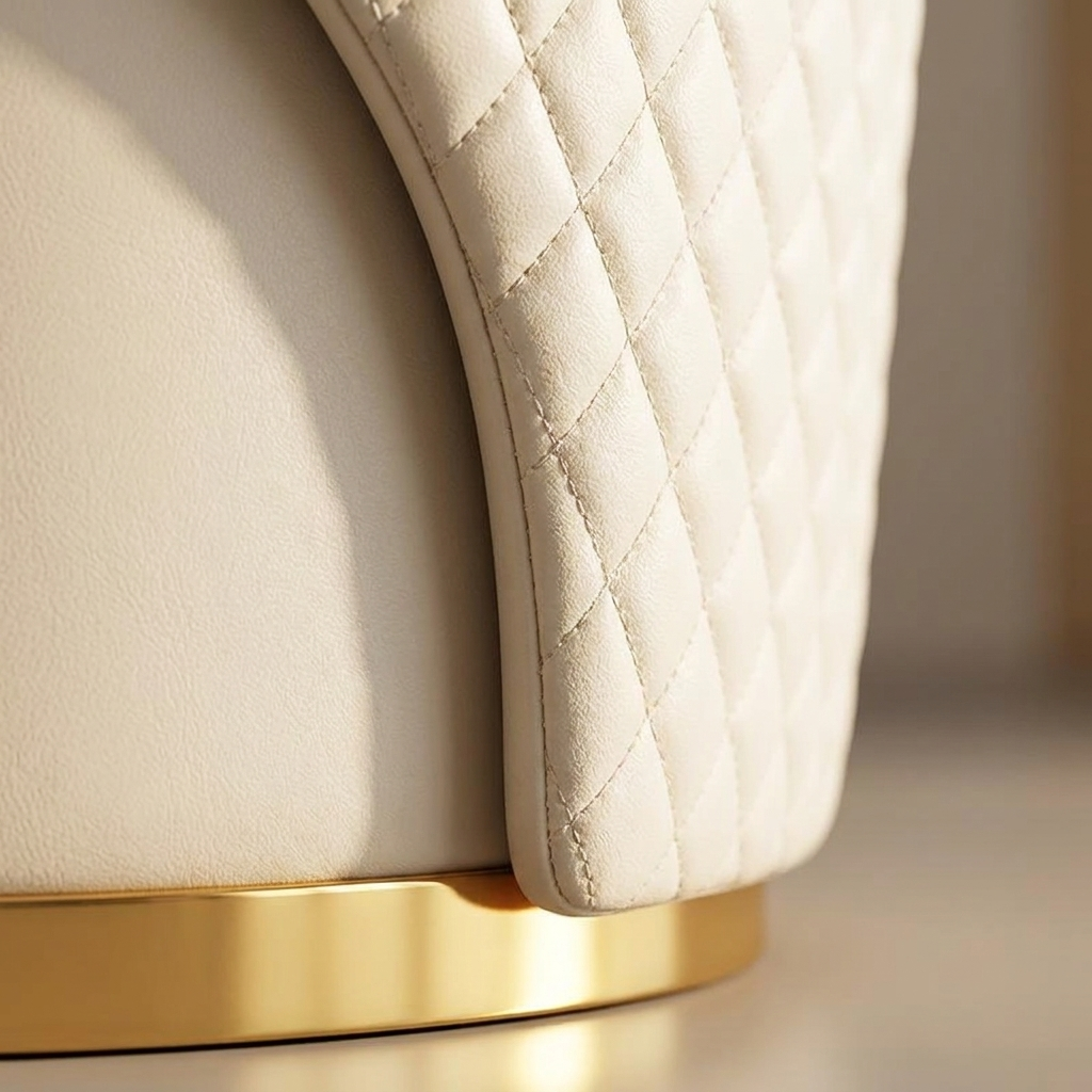 Vivian vanity stool, detail