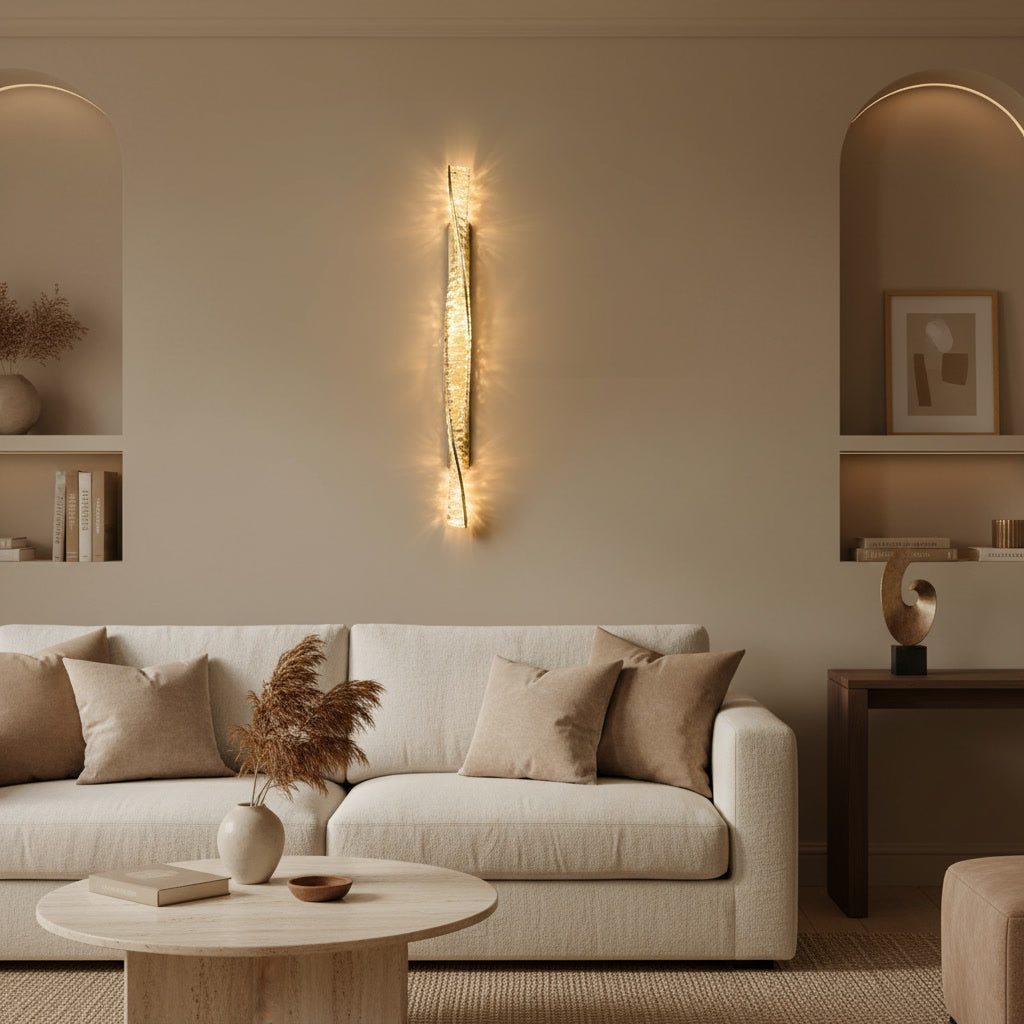 Lyra Crystal Sconce detail