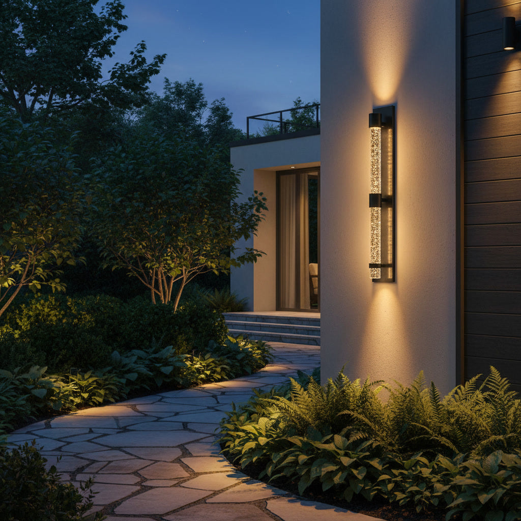 [DRAFT] Bastion Outdoor Sconce lifestyle 1