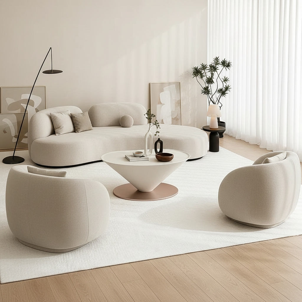 [FIX VARIANT] Isolde Curved Sofa lifestyle 1
