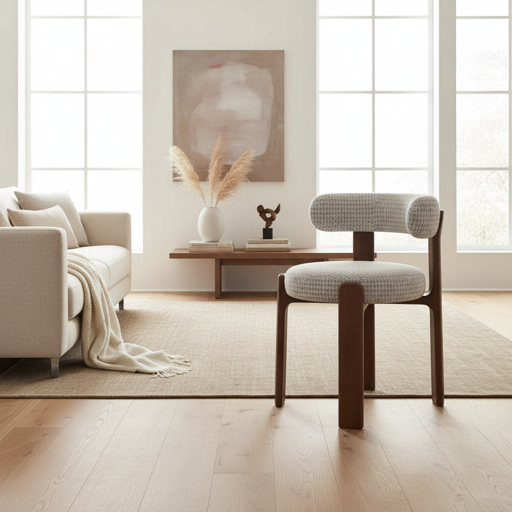 [FIX VARIANT] Clea Chenille Dining Chair lifestyle 1