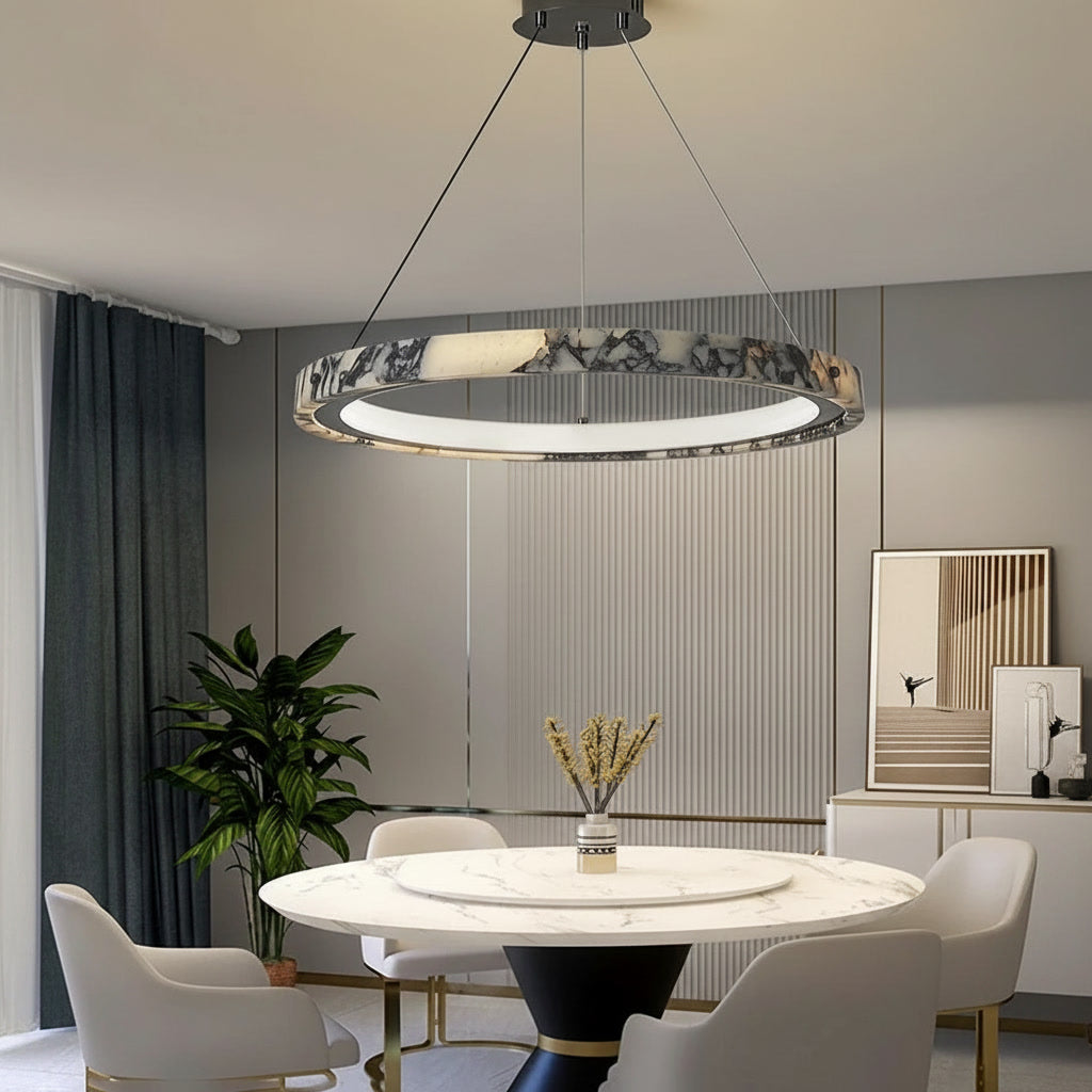 [NO IMAGE DRAFT] Ondine Marble Pendant Light lifestyle 1