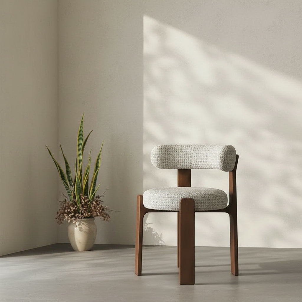 [FIX VARIANT] Clea Chenille Dining Chair lifestyle 2