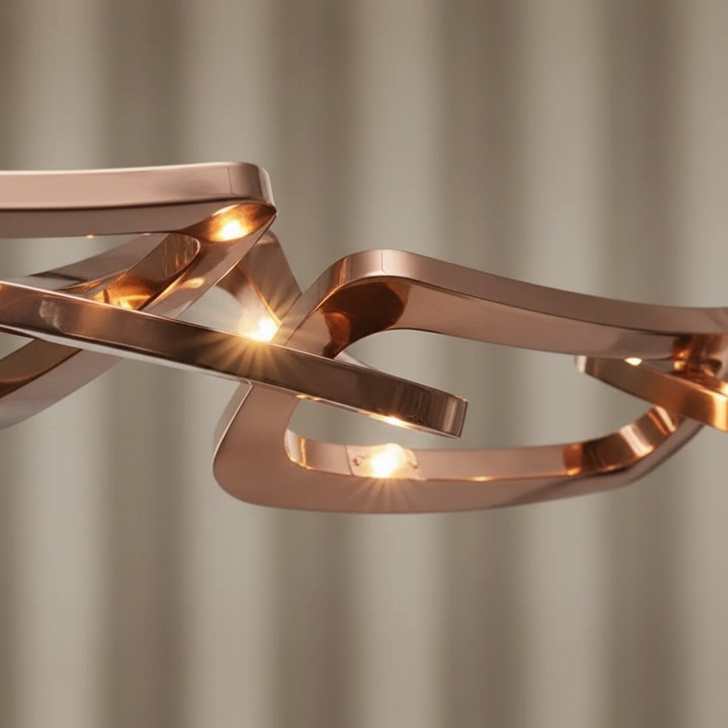 Calix Linear Chandelier - even glare-free glow detail